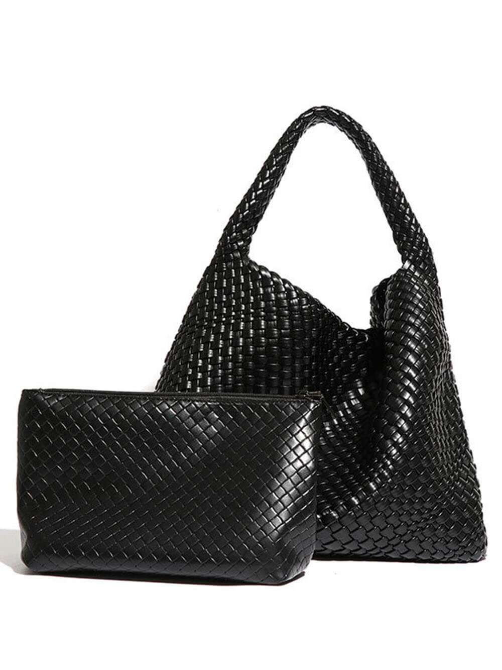 Sac à bandoulière Intrecciato recyclé et végétalien