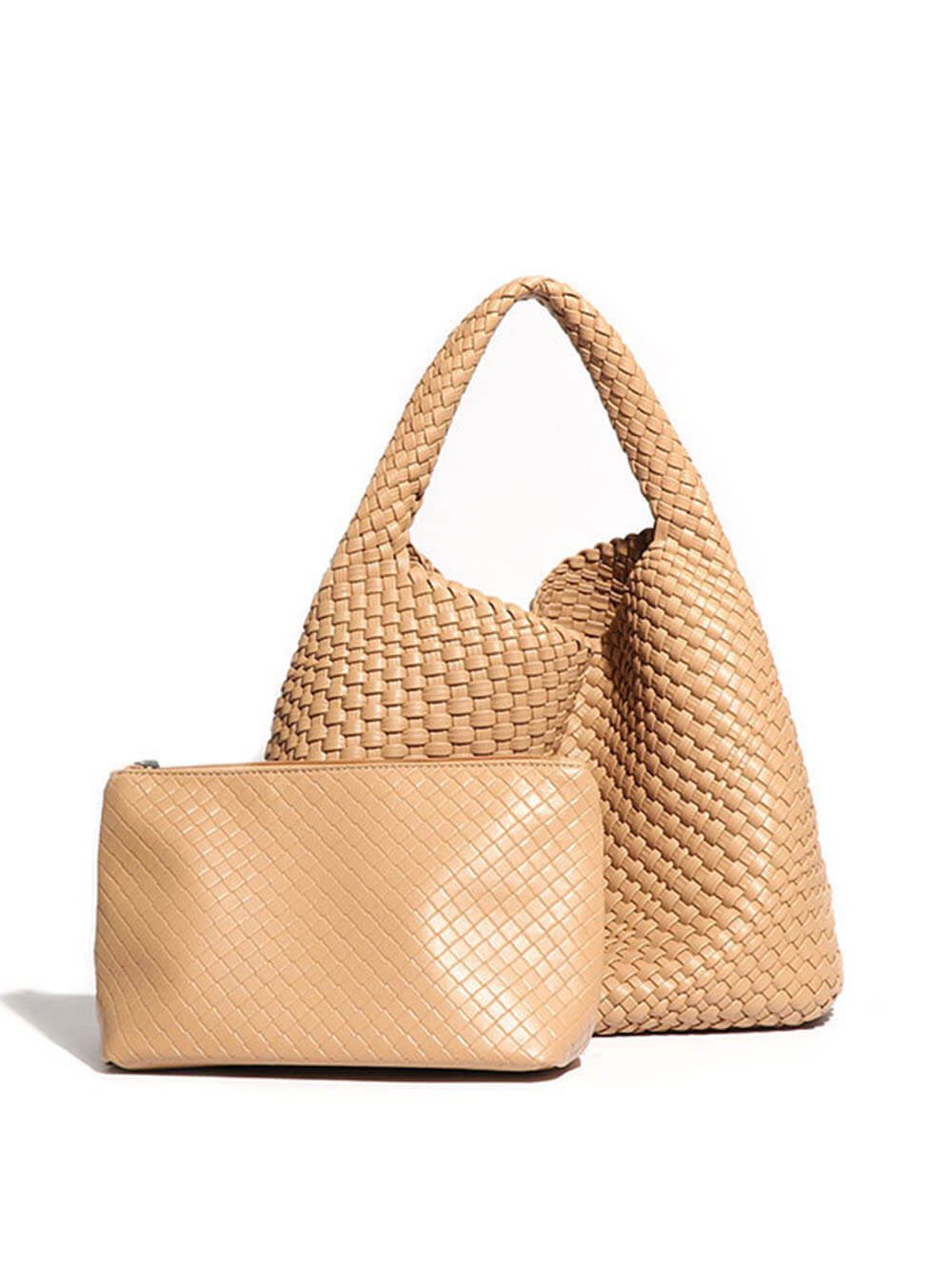 Sac à bandoulière Intrecciato recyclé et végétalien