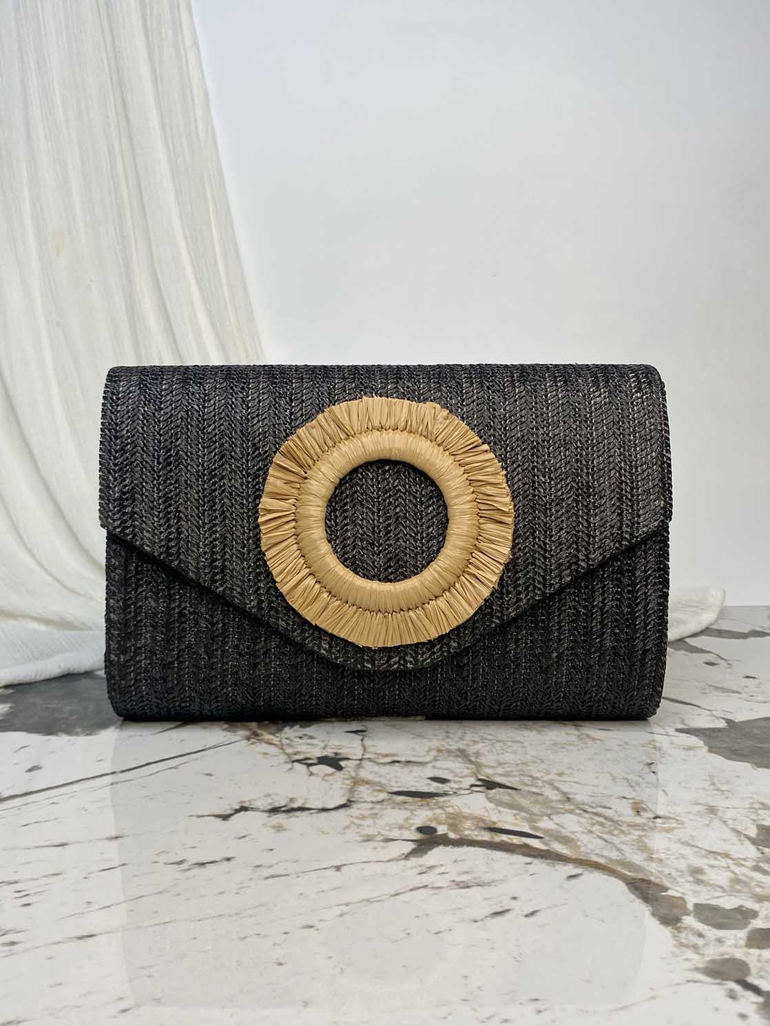 Sac enveloppe tissé style vacances