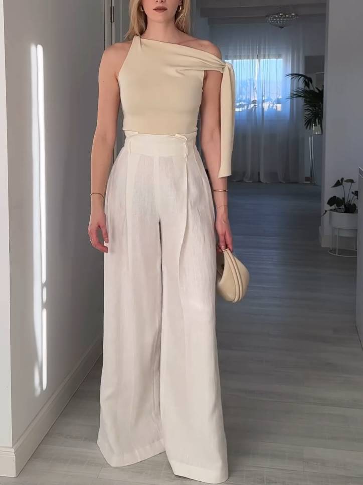 Off-Shoulder-Schnürhemd