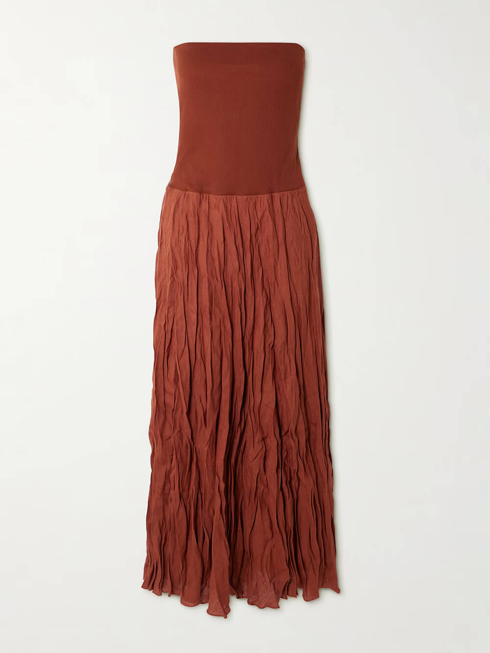 Fashion Convertible Pleated Linen Blend Maxi Skirt