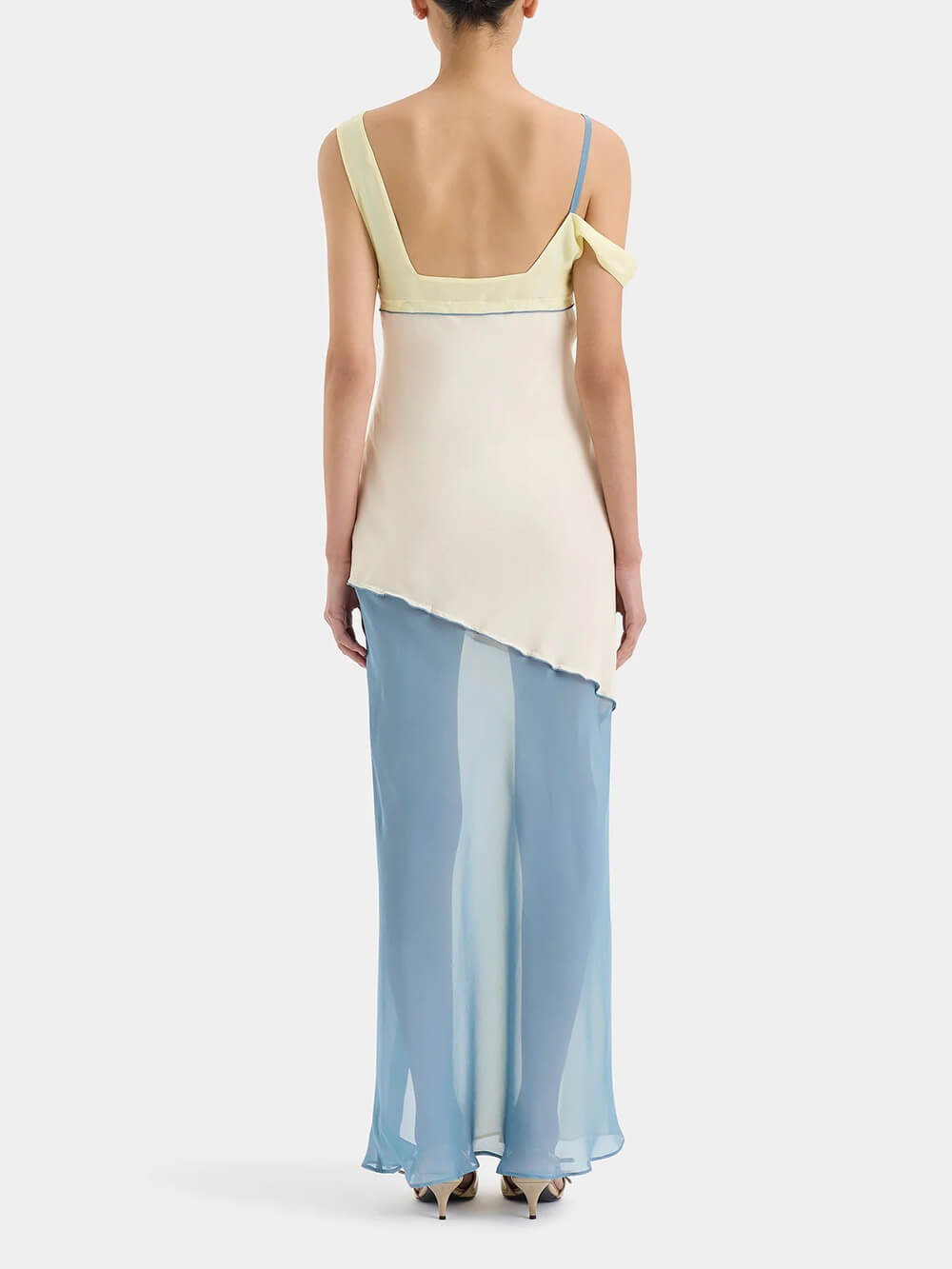 Elegant Thames Patchwork Maxi Dress