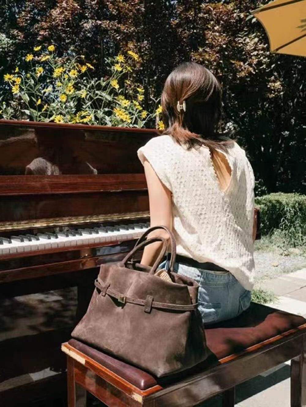 Sac à main rétro polyvalent haut de gamme de grande capacité