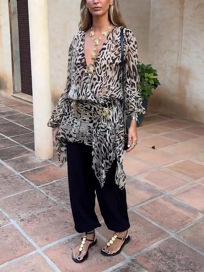 Bloomer décontracté à taille élastique