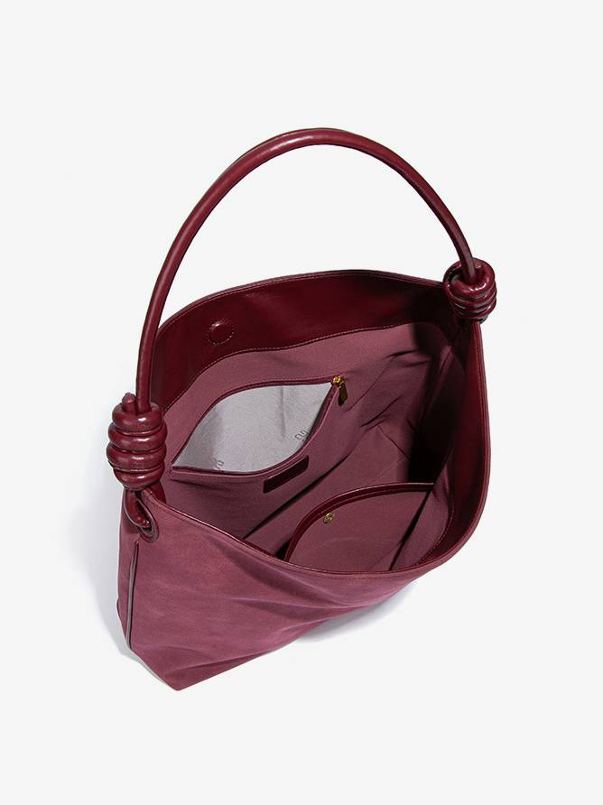 Sac à bandoulière minimaliste en peau de cerf