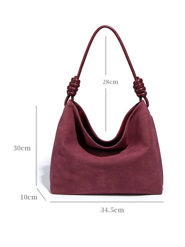 Sac à bandoulière minimaliste en peau de cerf