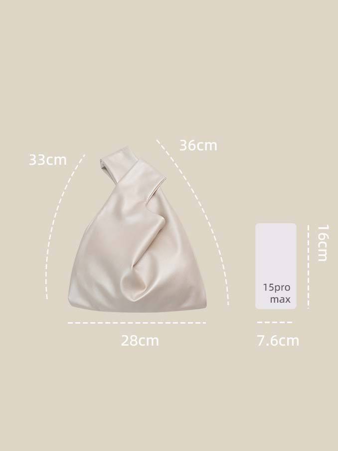 Sac à main carré souple minimaliste