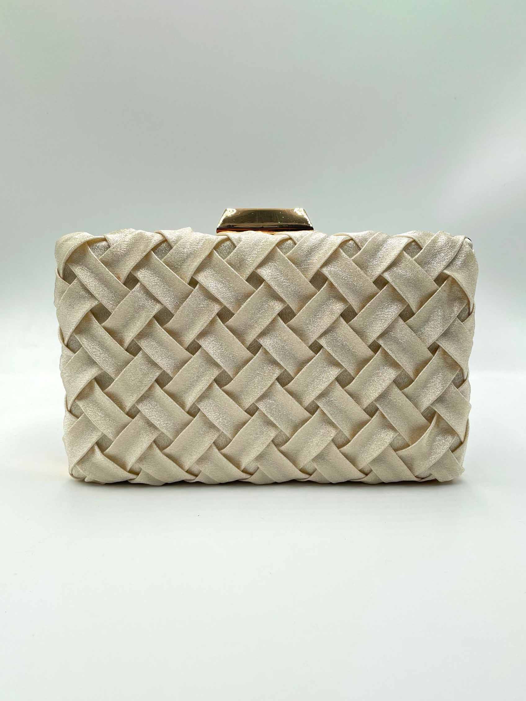 Pochette de banquet tissée à la mode