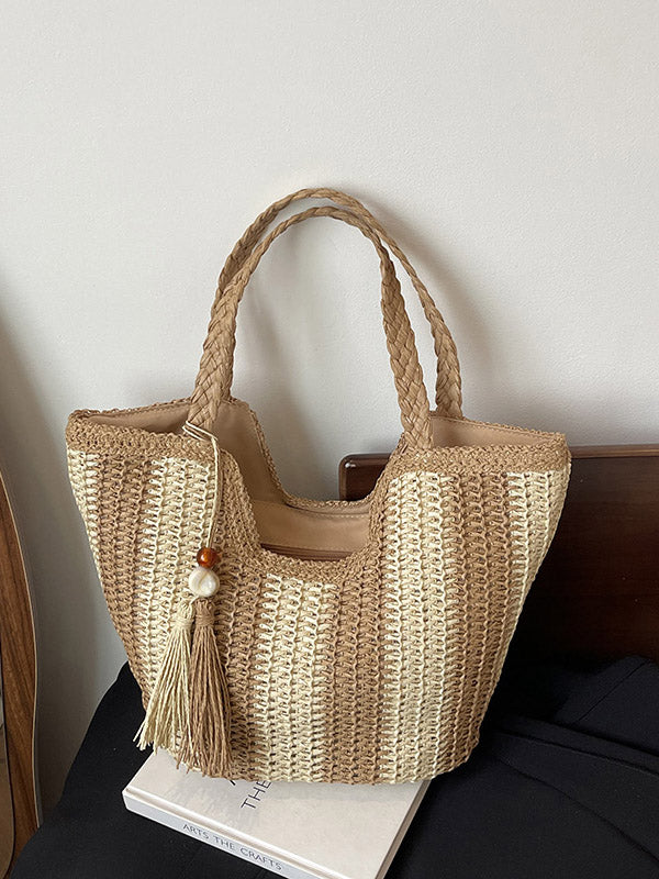 Sac fourre-tout tissé de plage