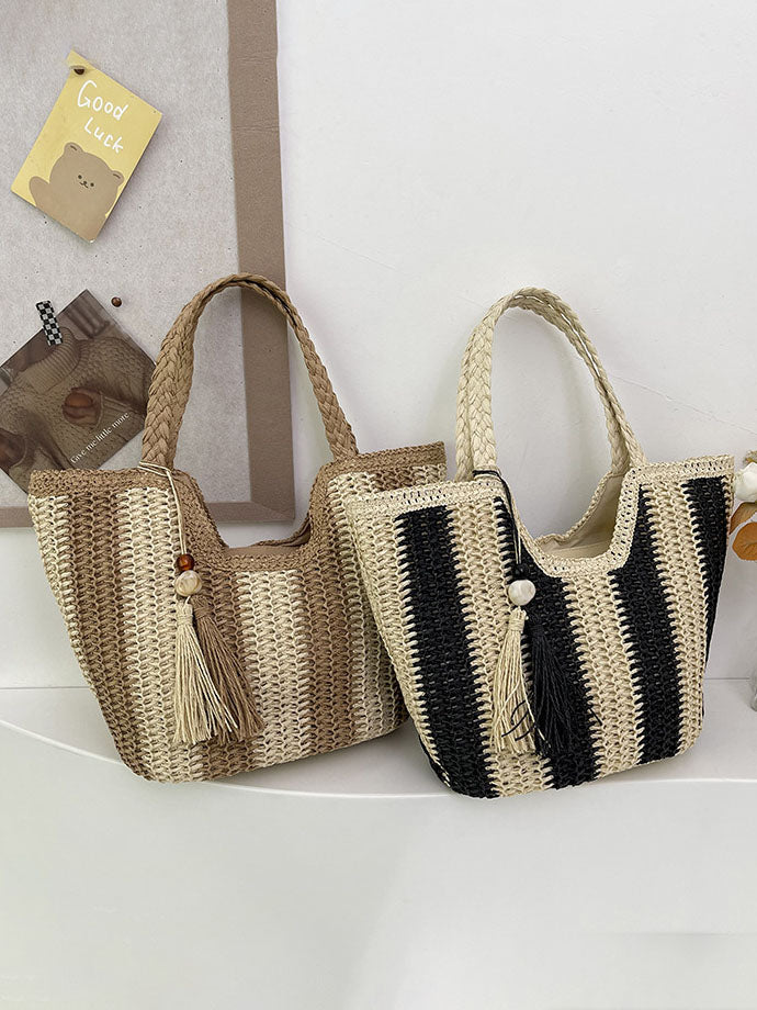 Sac fourre-tout tissé de plage