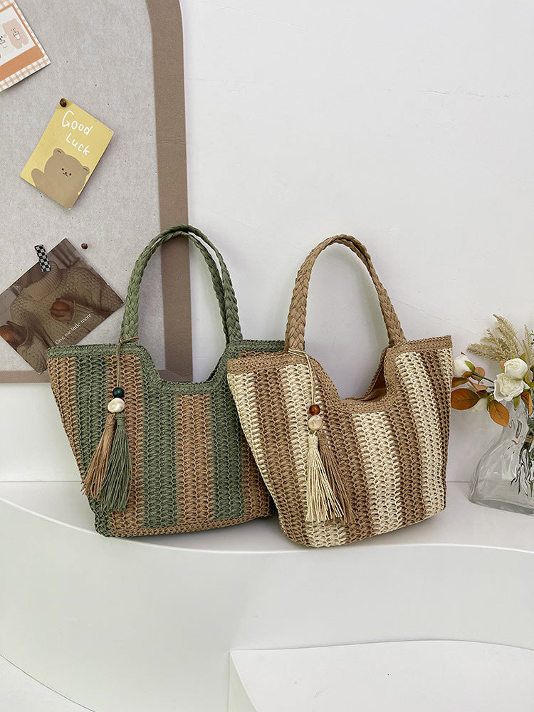 Sac fourre-tout tissé de plage
