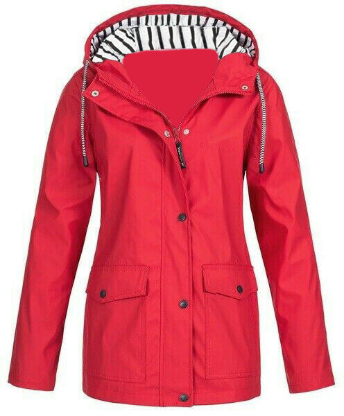 🔥HOT SALE 49% OFF🔥Women Waterproof And Windproof Jacket Red