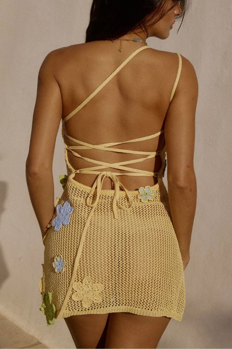 Halter Neck Backless Slim Fit Double Layer Strappy Maxi Skirt Set