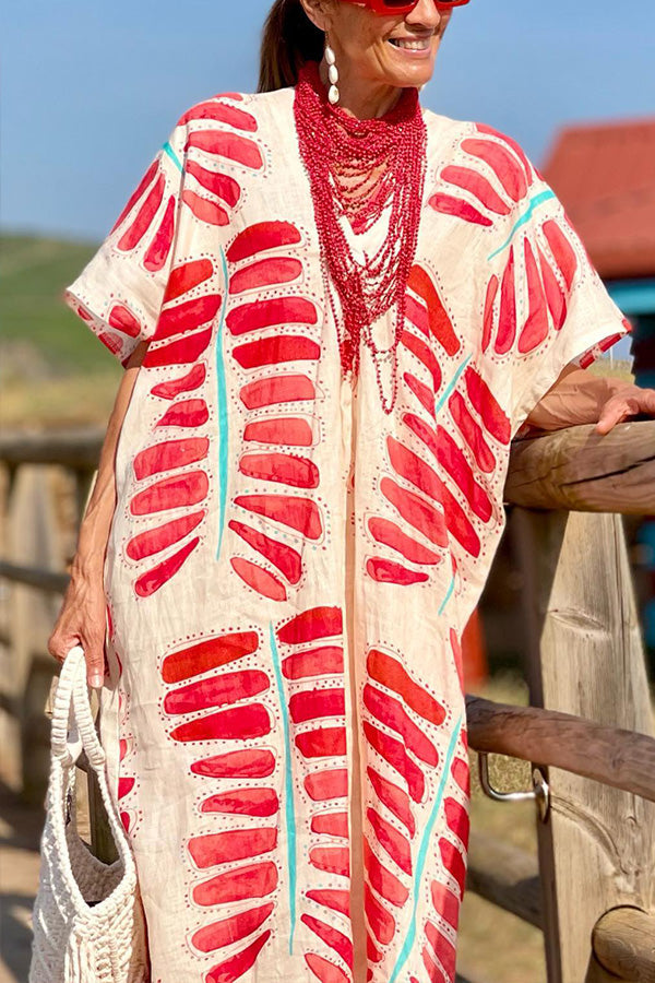 Kimono Sleeve Oversized Blouse Dress