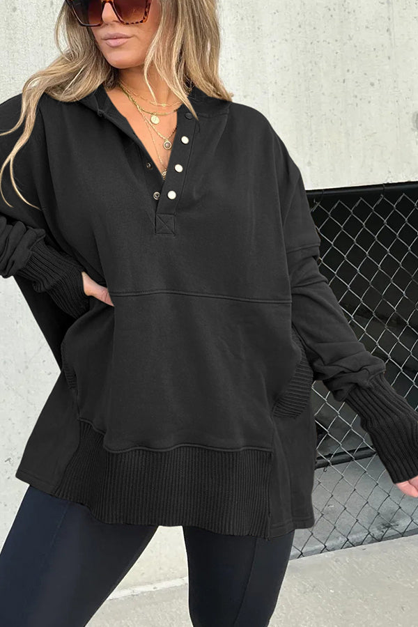 2023 FIRST CLASS OVERSIZED HOODIE Black