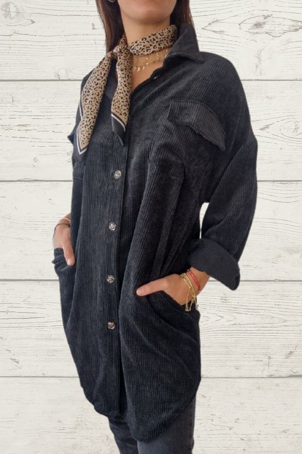 Italian Long Cocktail Jacket Black