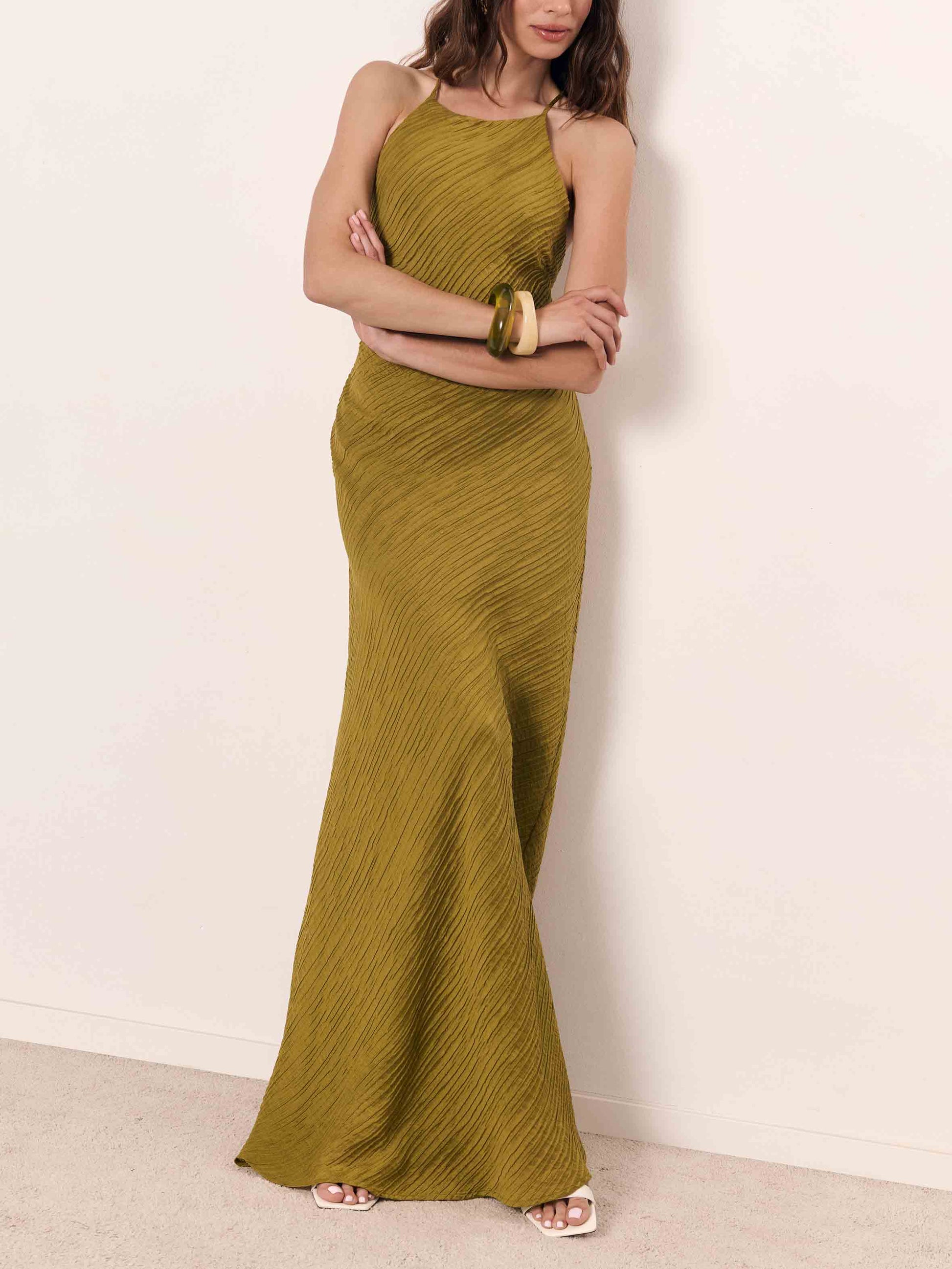 Elegantes, sexy, rückenfreies Party-Maxikleid mit Schnürung