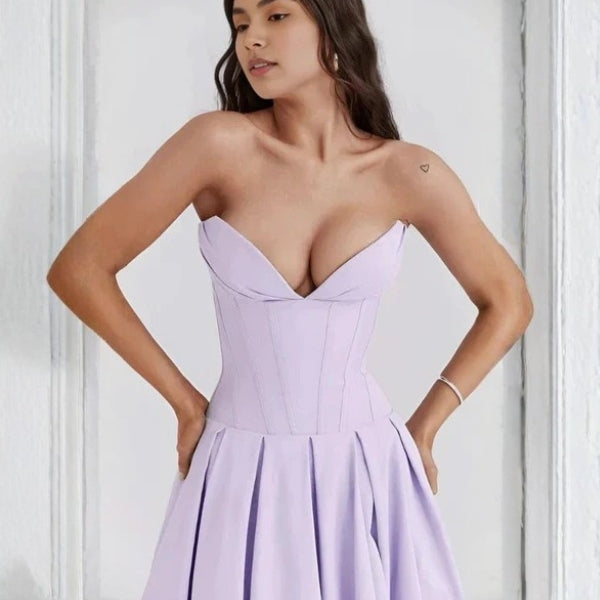 The Taylor Sculpted Sweetheart Midi Dress