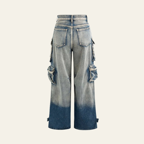 The SoHo Multi-Pocket Cargo Jeans