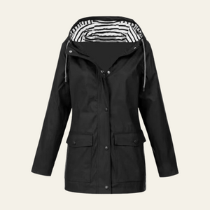The Oslo Raincoat Black