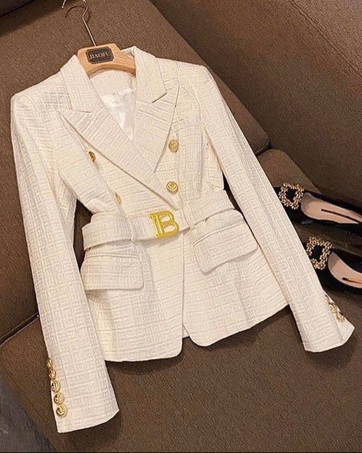 DIANA BLAZER White