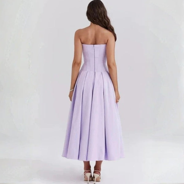 The Taylor Sculpted Sweetheart Midi Dress