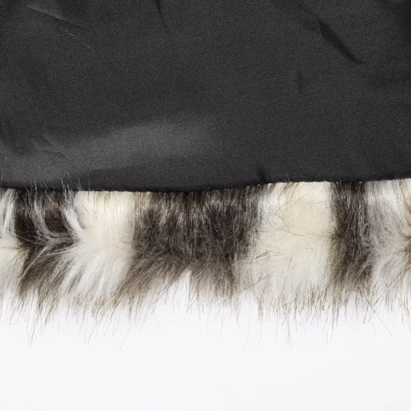 The Aspen Plush Faux-Fur Cropped Jacket