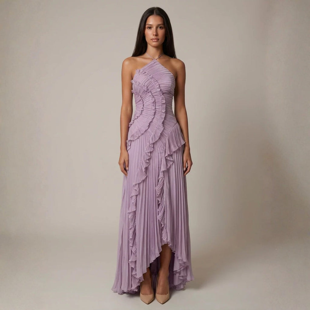 The Amalfi Ruffle High-Low Dress
