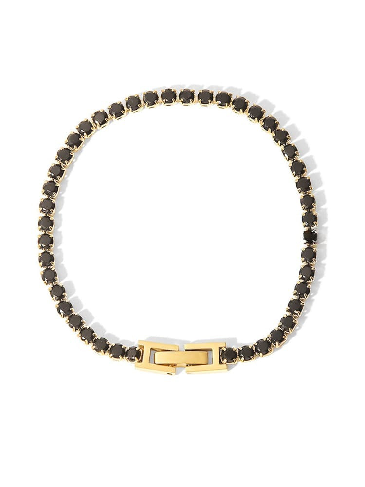 Tennis Bracelet Black one size