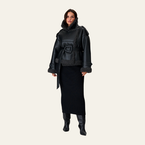 The Cortina Shearling Leather Aviator Jacket
