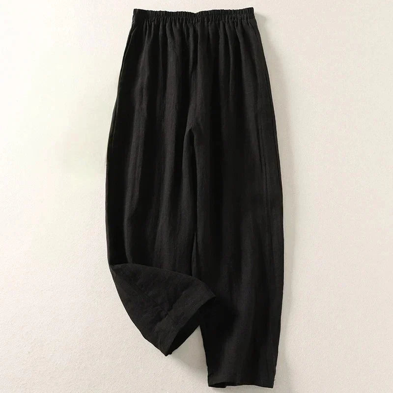 Aurora 100% Linen Relaxed Pants