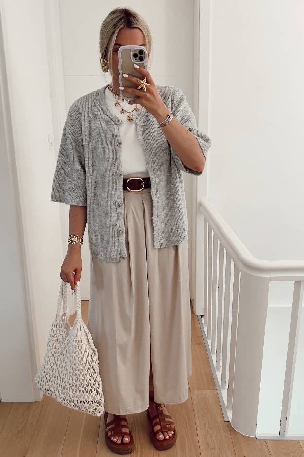 Pelagia Vest Grey one size