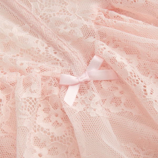 The Lyon Scalloped Lace Thong Set