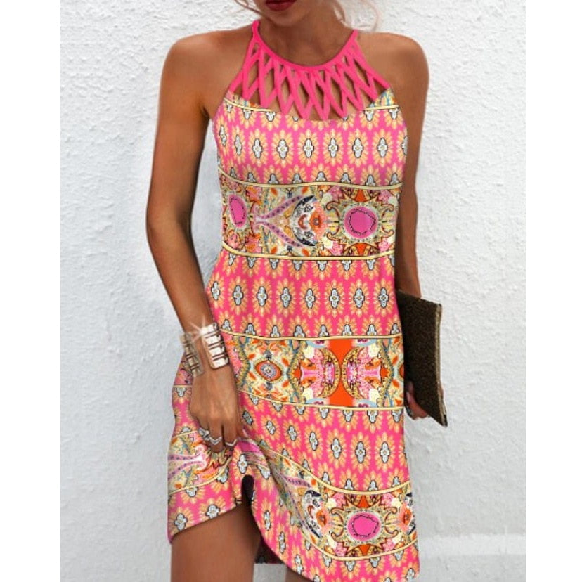 ROSARIO DRESS pink