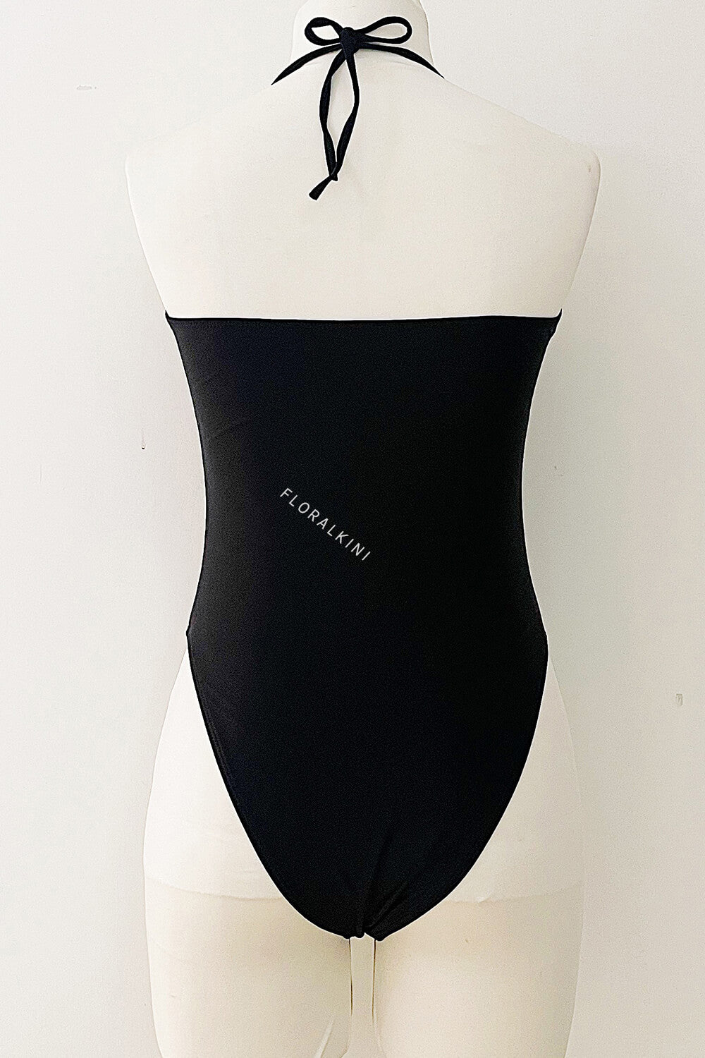 Strapless One Piece Swimsuit With Metal Gold Details