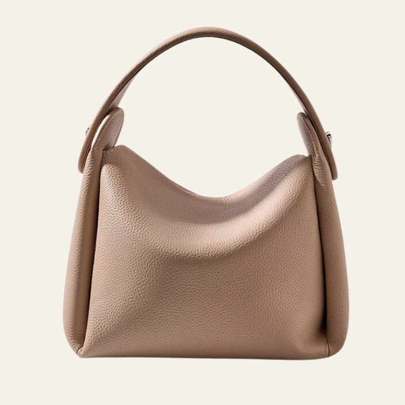 The Milan Top-Handle Leather Bag