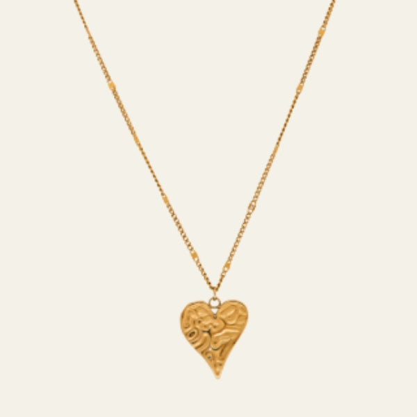 The Positano Gold Heart Necklace