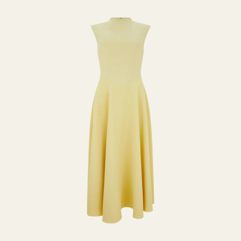 The Amalfi Structured Midi Dress