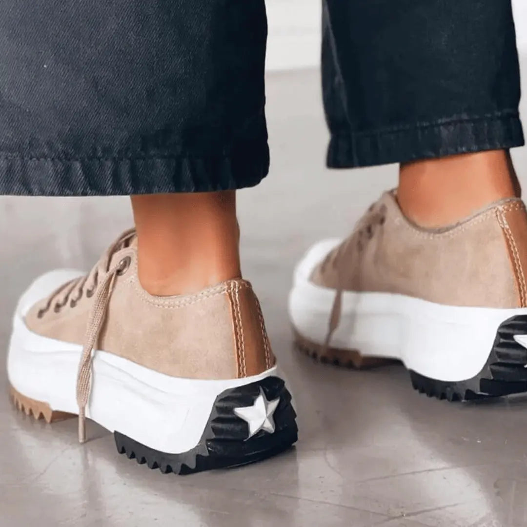 The Milan Platform Lug-Sole Sneakers
