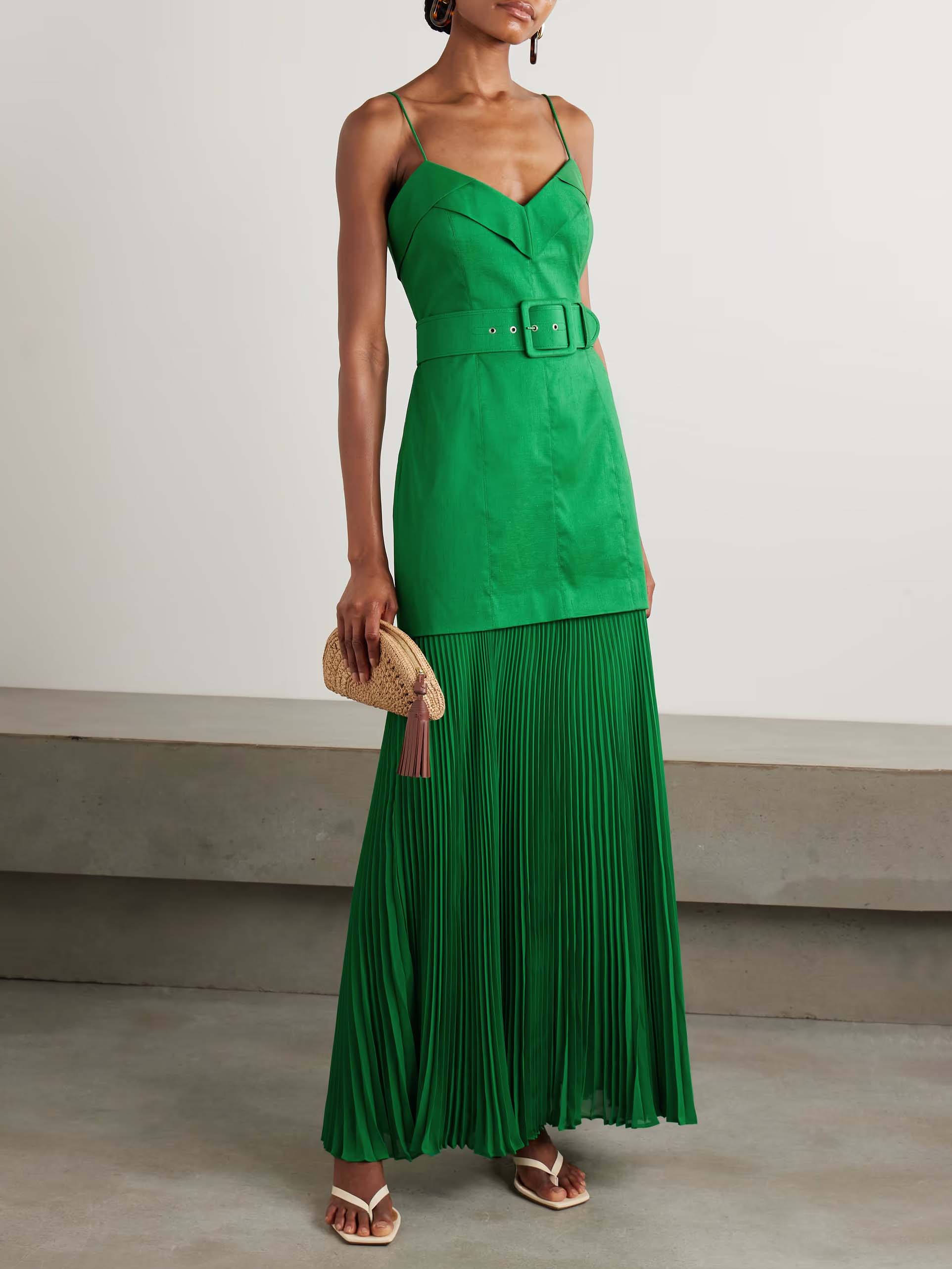 Elegantes Tanktop mit Halter-Ausschnitt und Taillenband