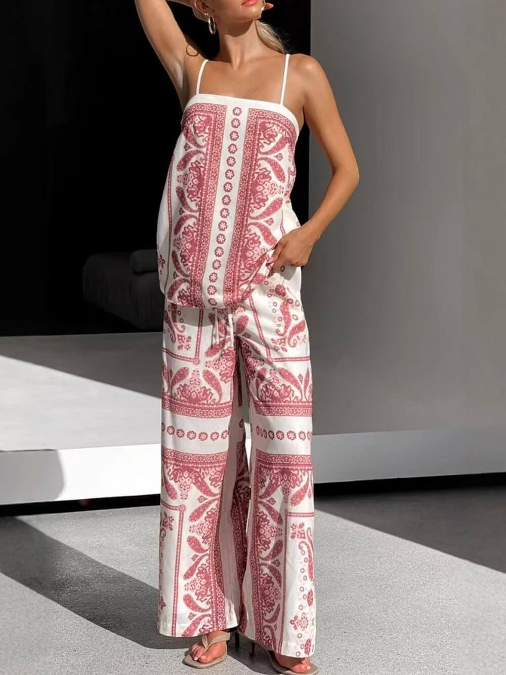 Hauts à bretelles modernes et uniques à imprimé floral