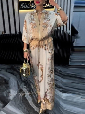 Vestes de baseball classiques et élégantes à imprimé floral unique