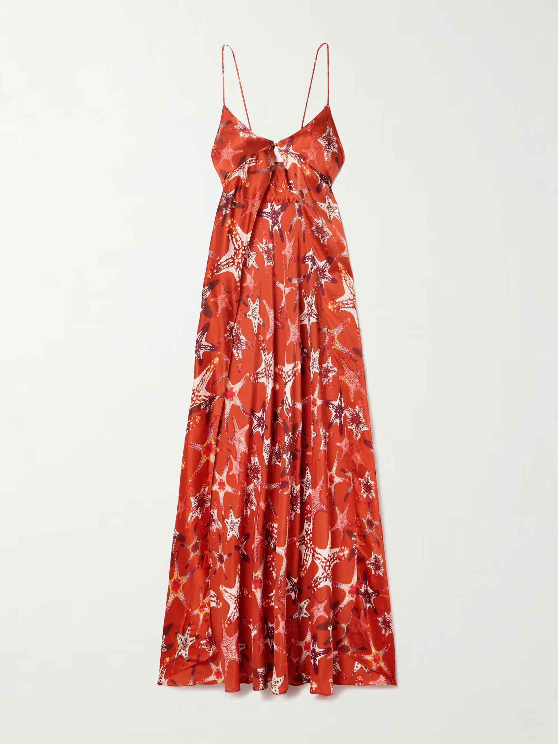 Ensemble deux pièces pantalon à imprimé étoiles de mer coloré exquis