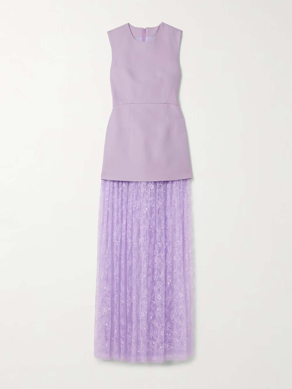 Elegant Corseted Waist Lace Maxi Dress