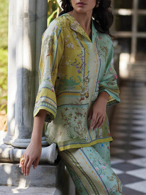 Lässiger, einzigartiger Digitaldruck, Trompetenärmel, Oversize-Shirts