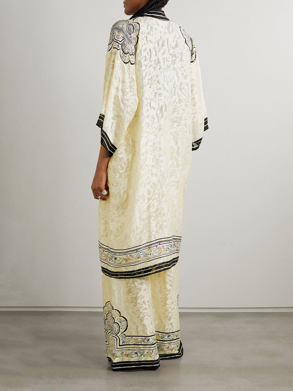 Unique Juniper Print Satin TunicTop