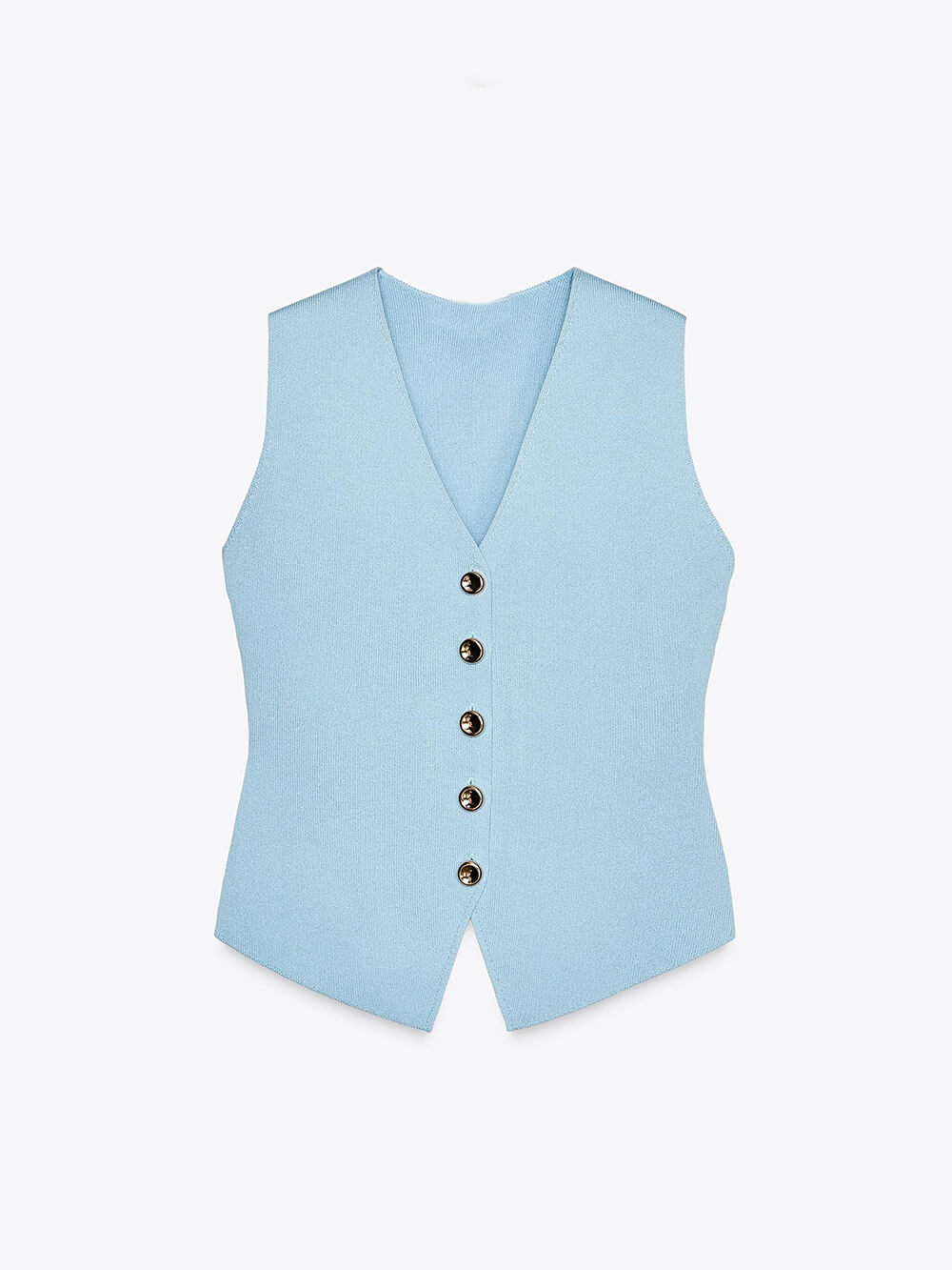 Débardeur élégant en tricot lisse