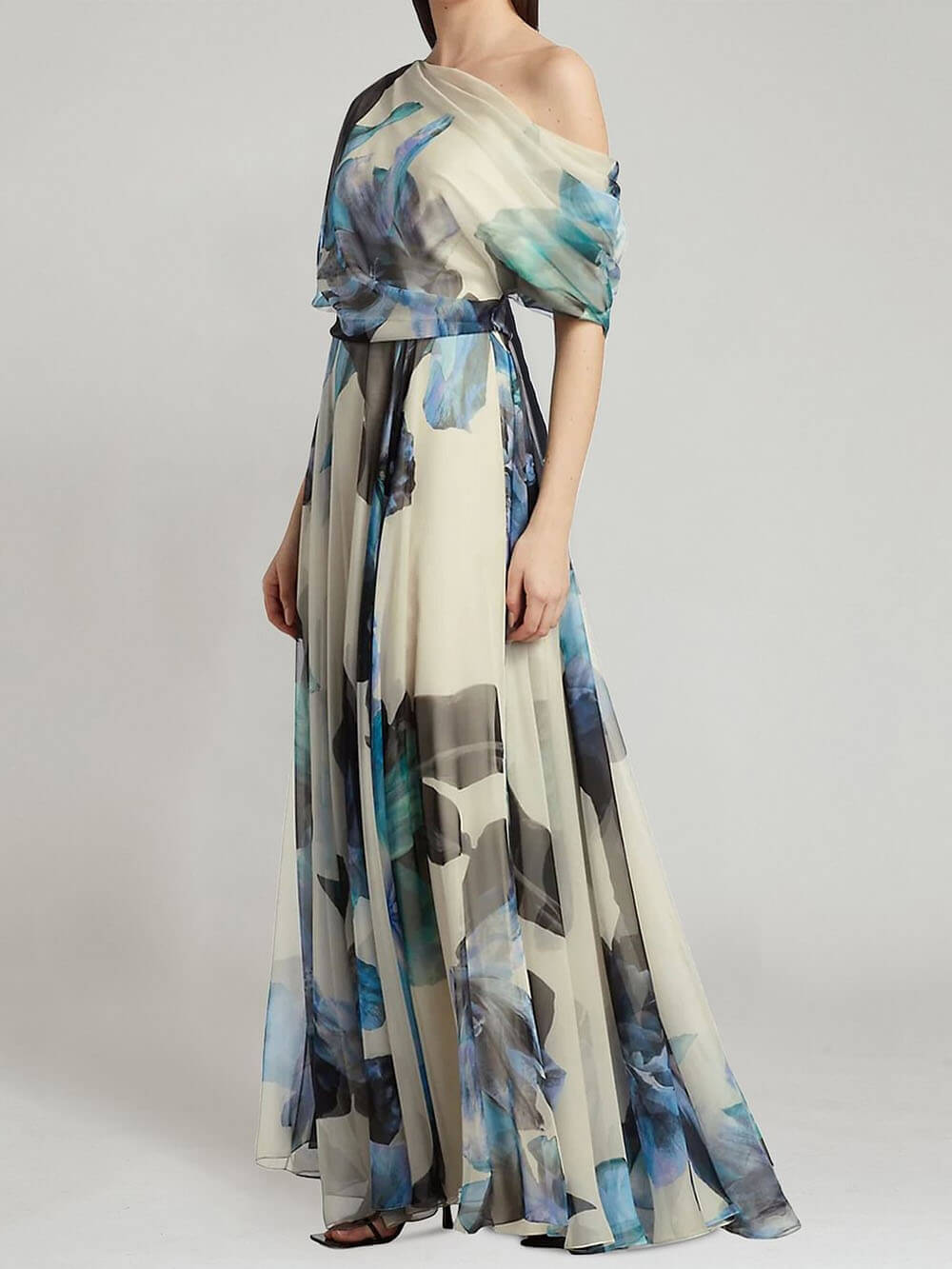 Robe imprimée style bohème de vacances à bretelles style Lolita