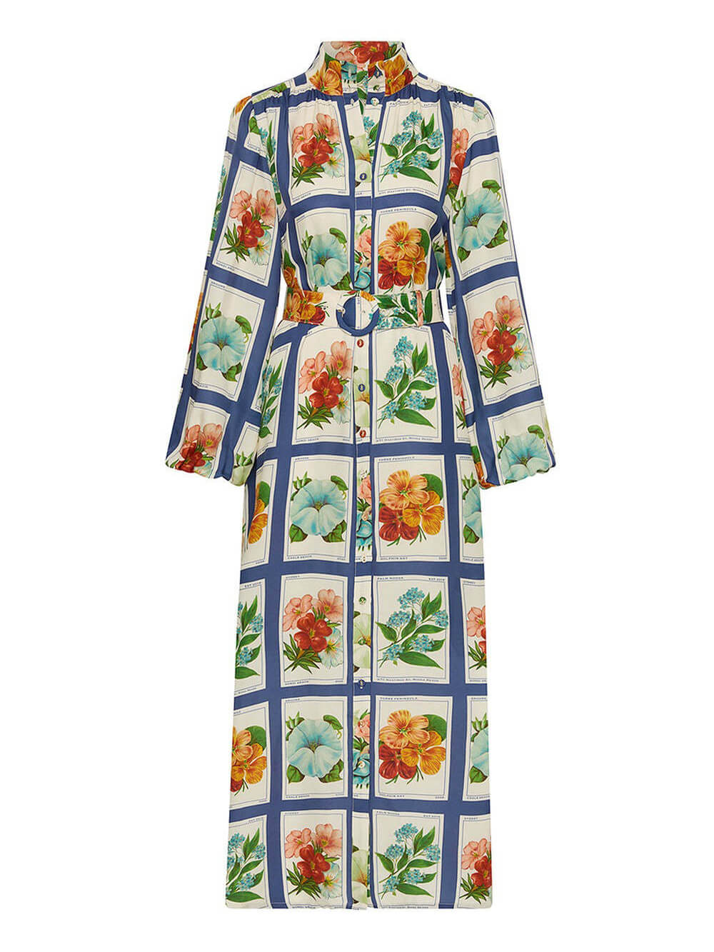 Robe longue décontractée chic en lin avec ceinture nouée