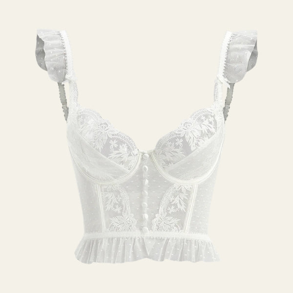 The Verona Lace-Detail Corset Top